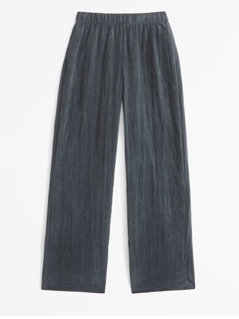 ABERCROMBIE & FITCH Black Pull-On Crinkle Pants Size XS